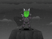 izhizam animation illustration rain sky GIF