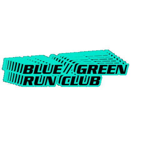 bluegreentraining giphygifmaker Sticker