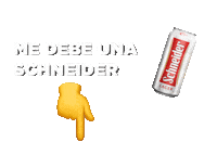 SchneiderArgentina sale cerveza birra lata Sticker