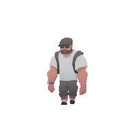 joaobaltieri 3d character gamedev human Sticker
