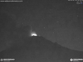 Ash Spews From Popocatepetl Volcano in Mexico