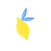 Gwendolinelefeuvre lemon citron Sticker