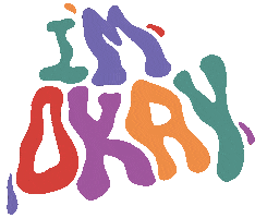 Lettering Im Ok Sticker