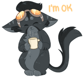 im ok Sticker