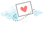 Heart Travel Sticker by Omnigraf