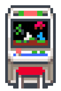 Game Arcade Sticker