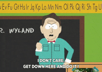 angry teacher GIF by South Park 