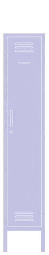 Lilac Locker Sticker by mustard made