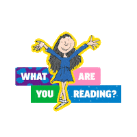 PuffinBooksUK reading matilda puffin childrens books Sticker