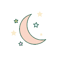 Night Sky Stars Sticker by Manifest Daily