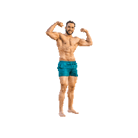 Muscles Flexing Sticker by Squat Fit