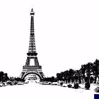 black and white art GIF by The New Big Poppa E