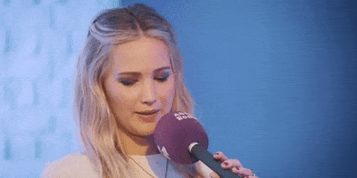 Jennifer Lawrence Laugh GIF by AbsoluteRadio