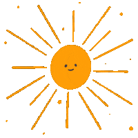 Lisha_liah nice sun yellow point Sticker