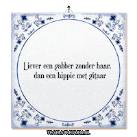 Nl Gabber Sticker by Tegelspreuken.nl