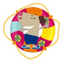 Happy Fun Sticker by Banana Boat Latam