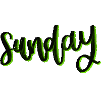LauraMorgado sunday week days semana Sticker