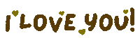 I Love You Heart Sticker