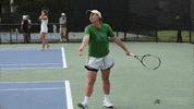 serve women's tennis GIF by GreenWave