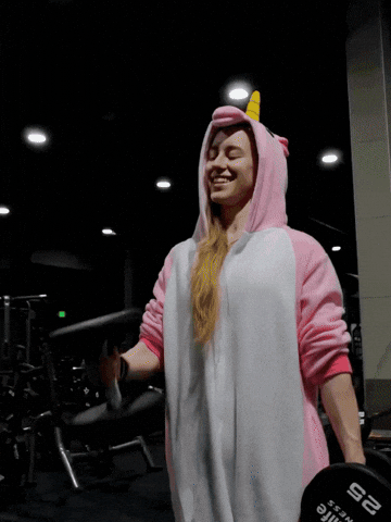 Gym Unicorn GIF