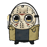 Jason Voorhees Halloween Sticker