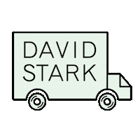 DavidStarkDesign party logo design driving Sticker