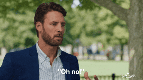 Oh No Steven Lund GIF by Hallmark Channel