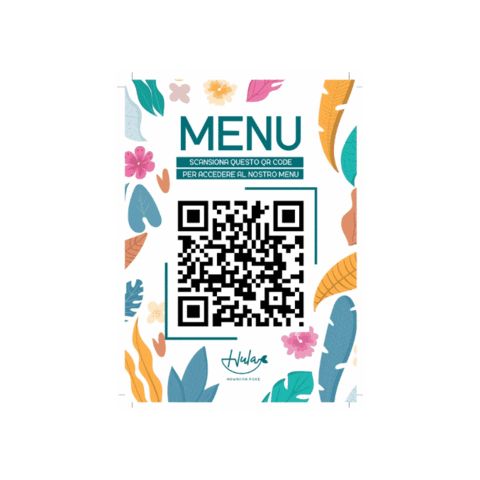 HulaHawaiianPoke food hawaii aloha poke Sticker
