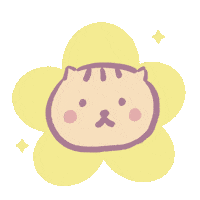 Cat 花 Sticker