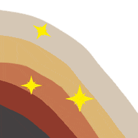 Rainbow Color Sticker