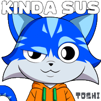 Suspicious Cat Sticker by Toshithecat