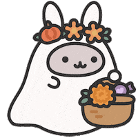 Halloween Flower Sticker