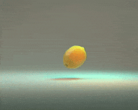 rizalalthur 3d lemon c4d splash GIF