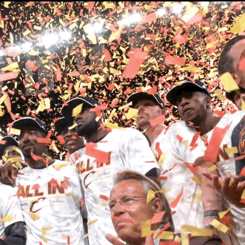 celebrate lebron james GIF by NBA