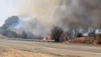 Wildfire Breaks Out Near Auburn in Northern California