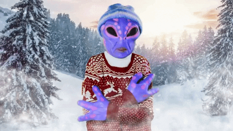 Winter Ice GIF by GIPHY Studios 2021