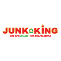 junkking_corporate green crown king trash Sticker