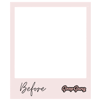 goopgangau frame polaroid after weight loss Sticker
