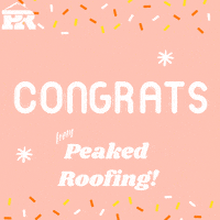 Congrats GIF by Peaked Roofing
