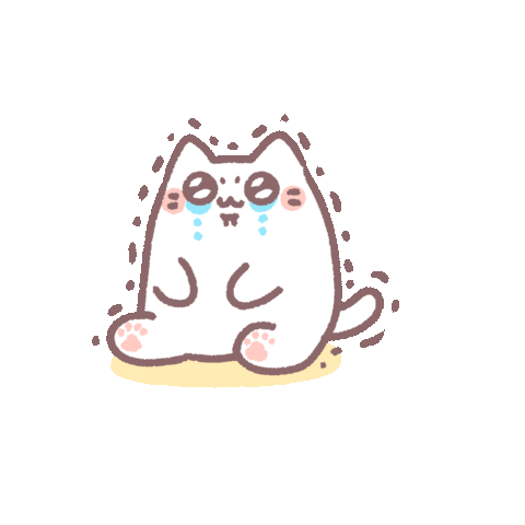 Sad Cat Sticker