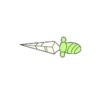 Knife Sticker by United By Short Hair