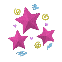 adeexart stars decor adeexart Sticker