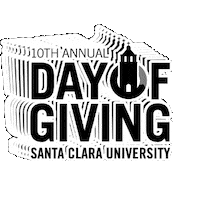 Gobroncos Dayofgiving Sticker by SantaClaraUniversity