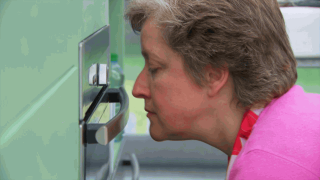 smelling great british baking show GIF by PBS