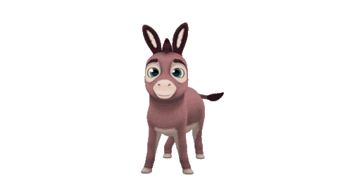 Pet Donkey Sticker by Tactile Games