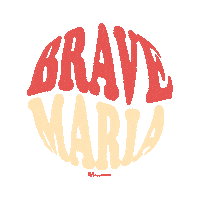 Strong Sticker by Hey Maria LLC