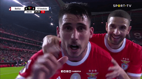 Sl Benfica Kiss GIF by Sport Lisboa e Benfica