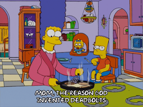 angry bart simpson GIF