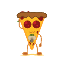 Pizza Flirty Sticker