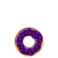 Sparkles Donut Sticker